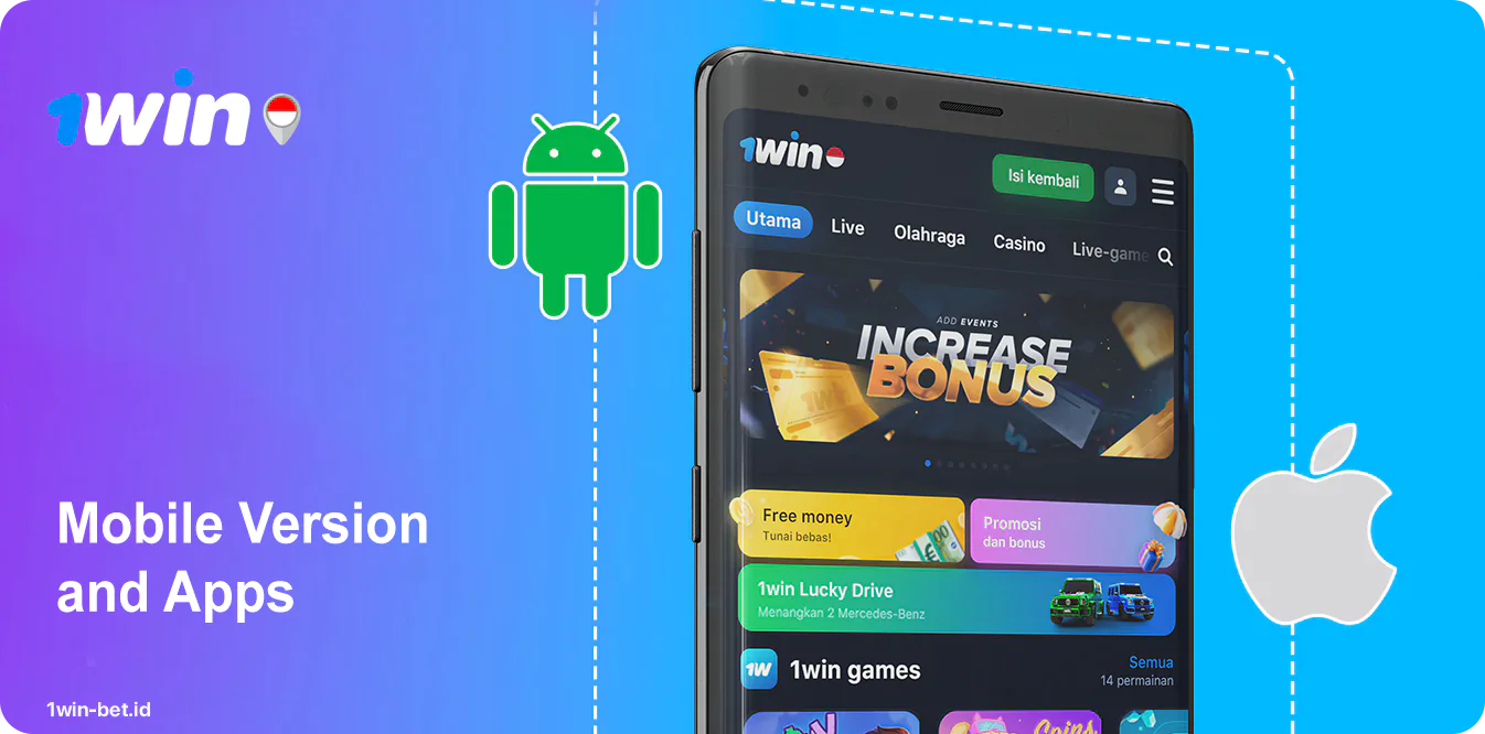 1Win is adopted for mobile phones and provides apps for Android and iOS